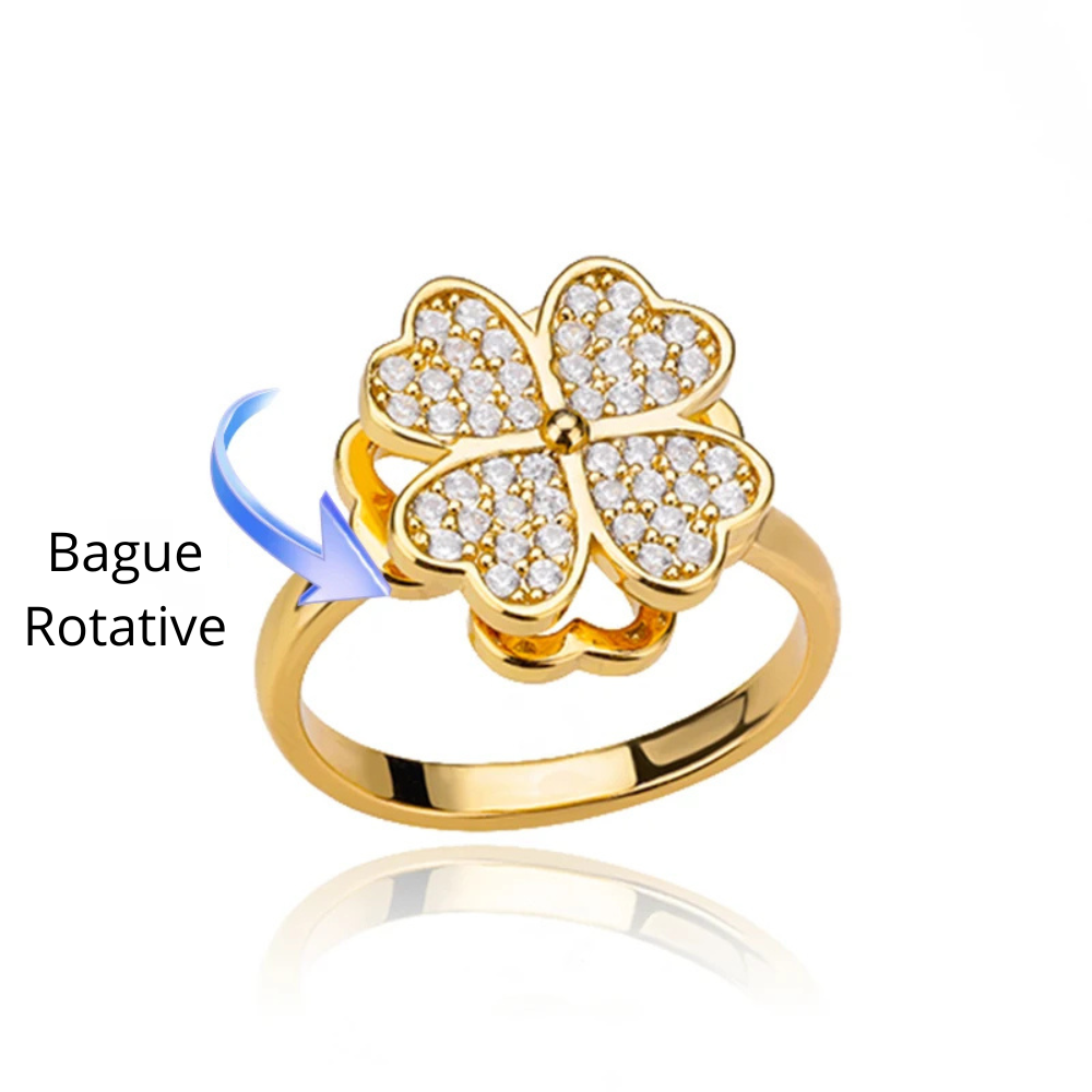 Bague Trèfle qui Tourne