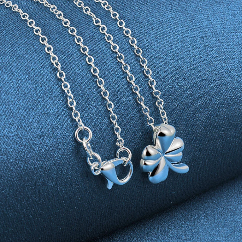 Collier Trèfle Argent femme