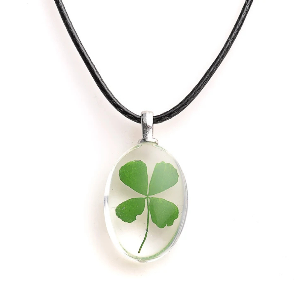 Collier Trèfle Goutte d'Eau
