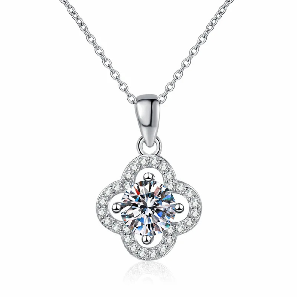 Collier Trèfle et Solitaire