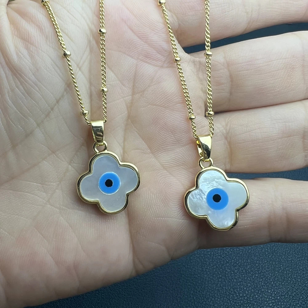 Collier Trèfle Oeil