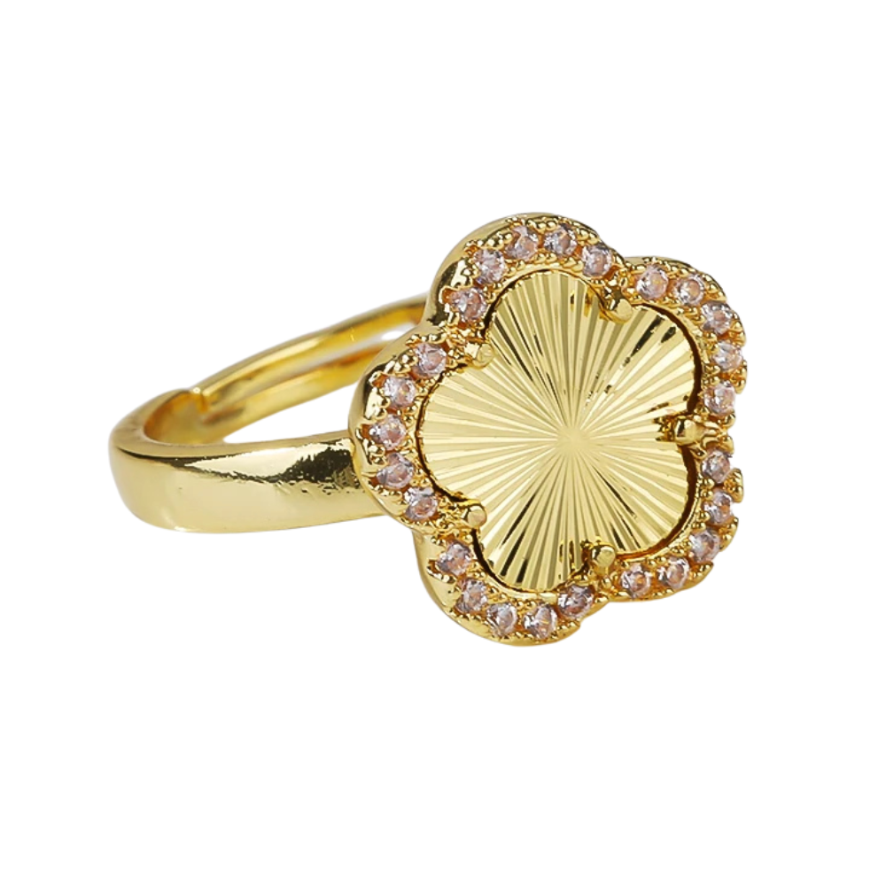 Bague Trèfle Dorée