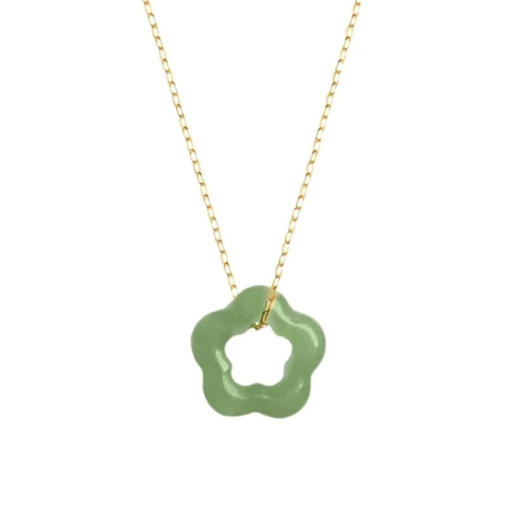 Collier Trèfle vert
