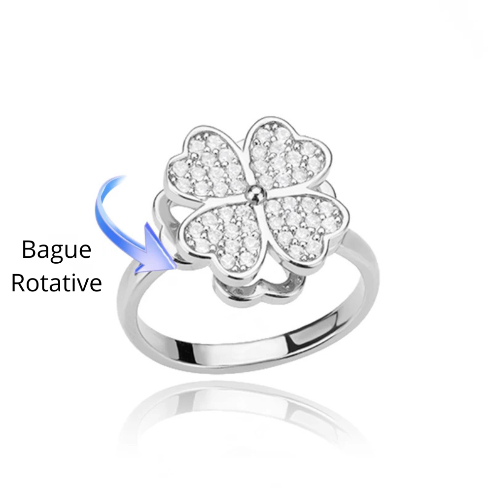 Bague Trèfle qui Tourne
