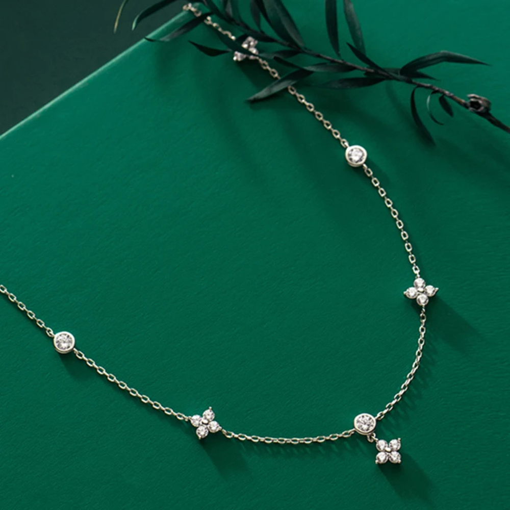 Collier Trèfle Fin argent