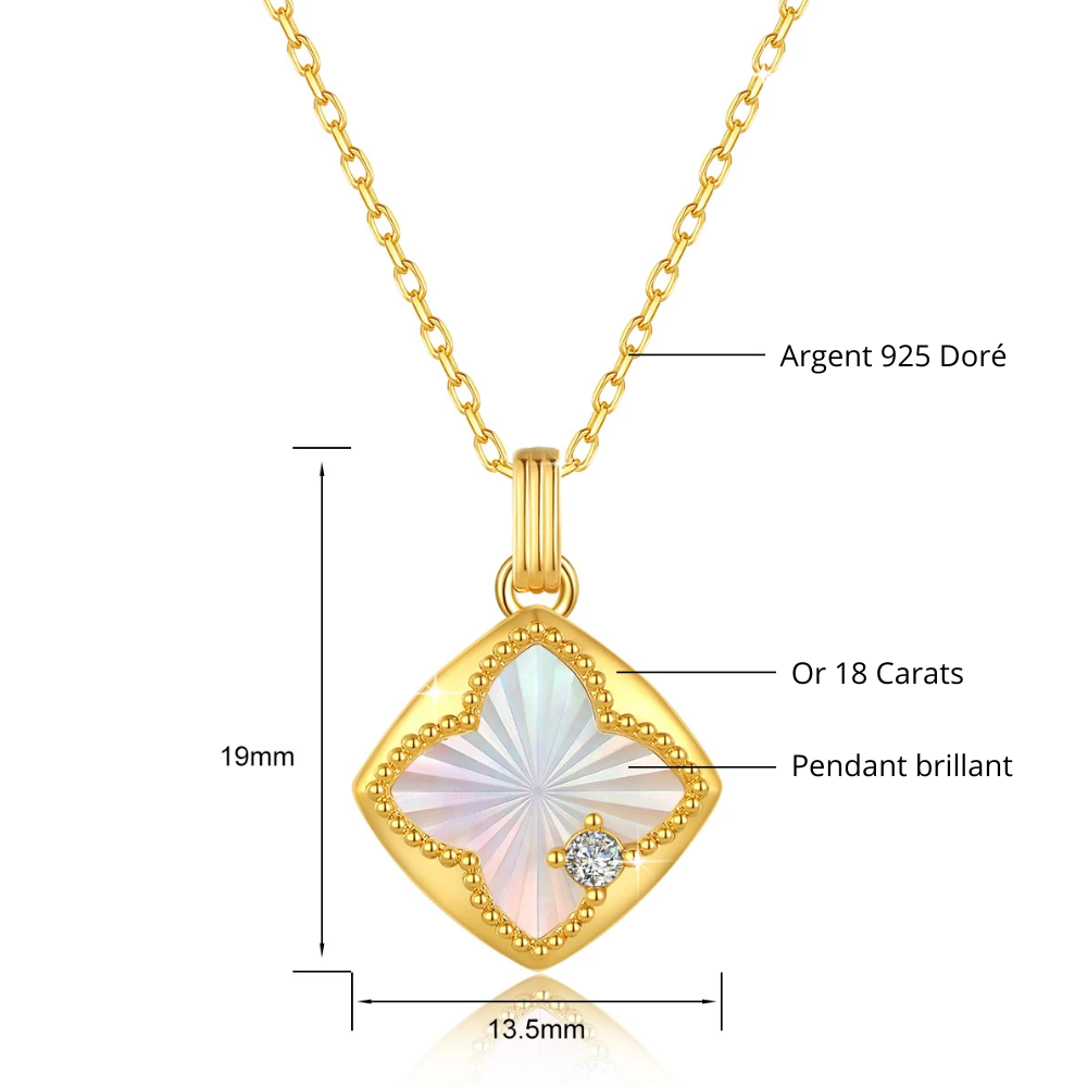 Collier Trèfle Or 18 Carats