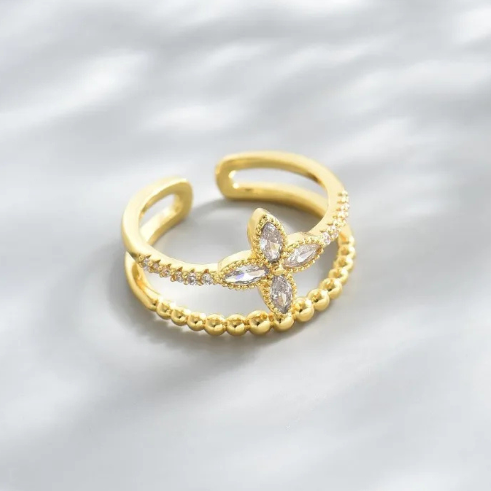 Bague Trèfle Design femme