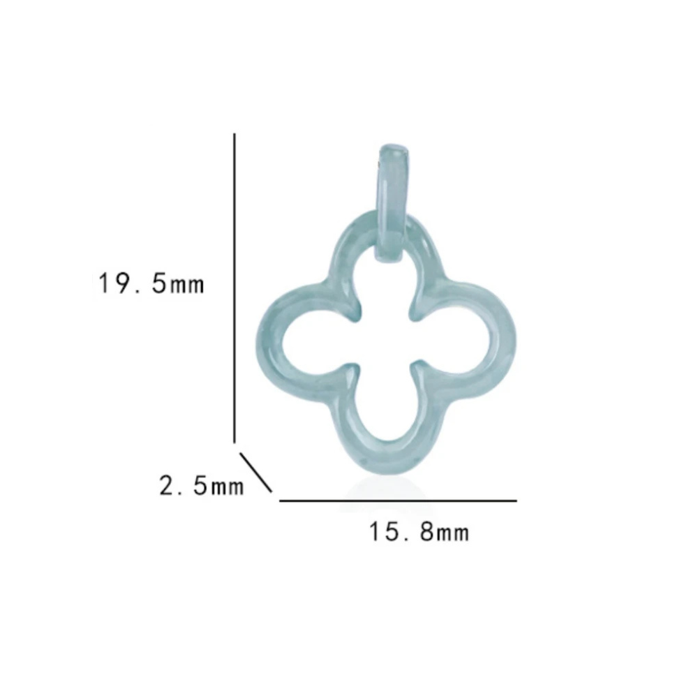 Collier Trèfle bleu