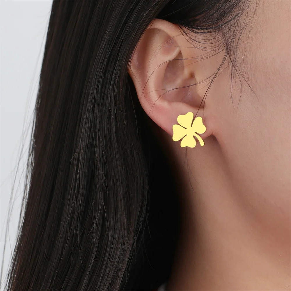 Boucles d'Oreilles Trèfle petites