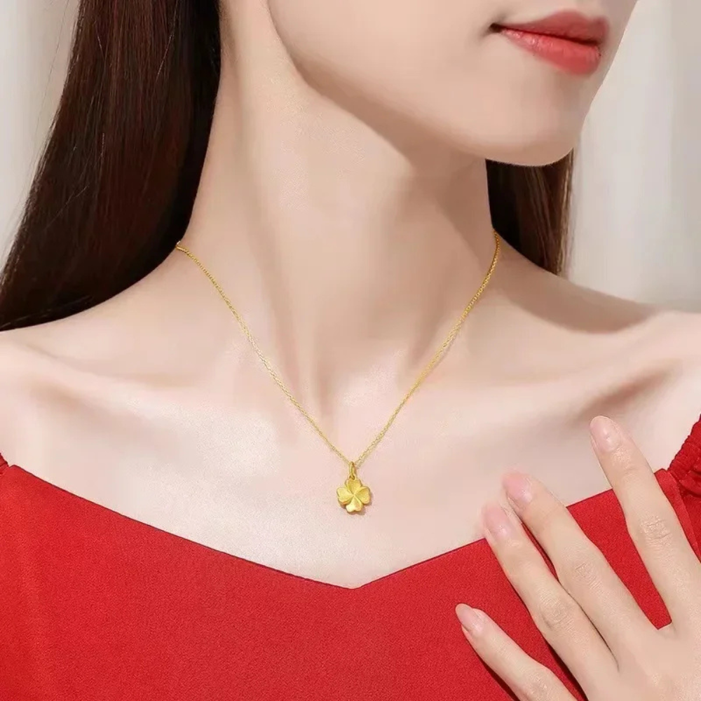 Collier Trèfle Or Jaune