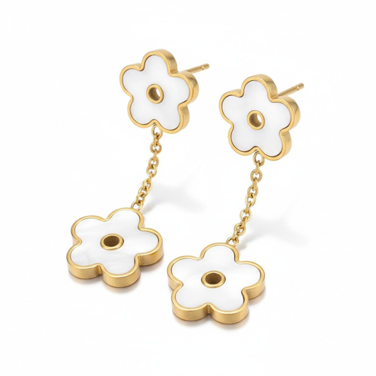 Boucles d'oreilles Trèfle Axelle