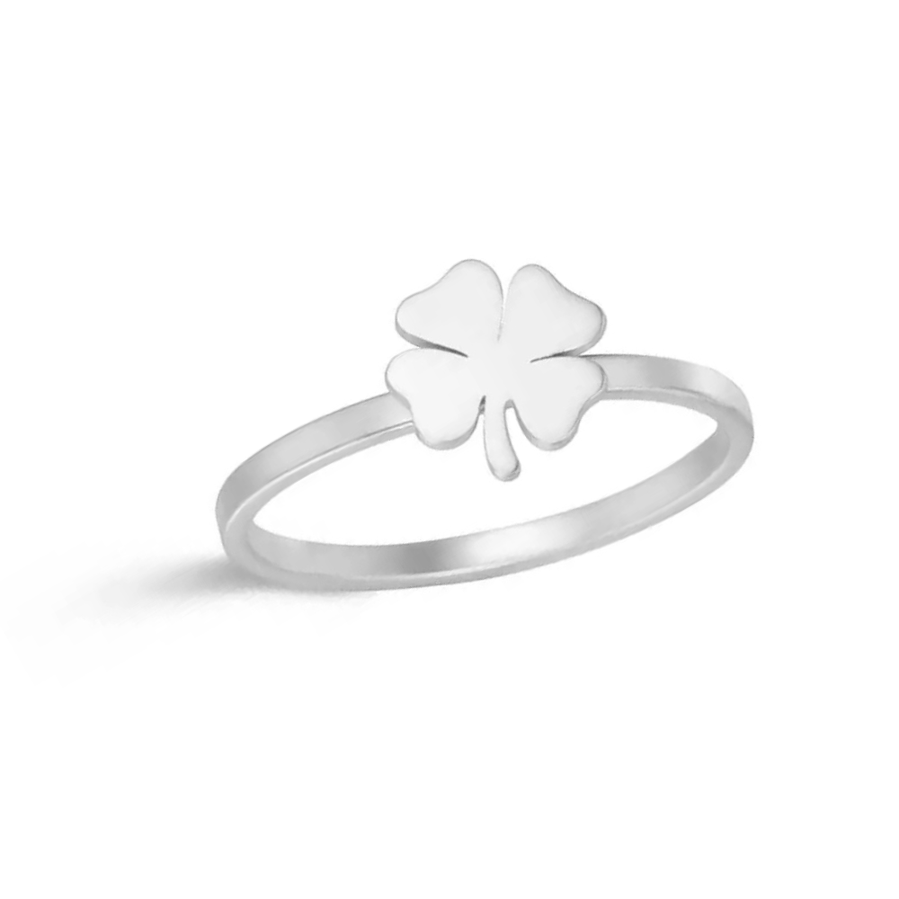 Bague Trèfle Simple argent