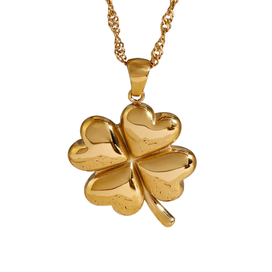 Collier Trèfle 4 Cœurs