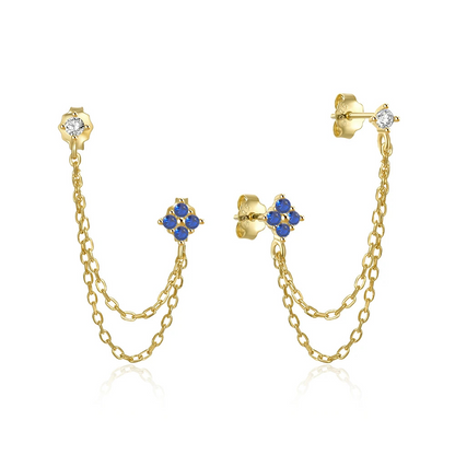 Doubles Boucles d'Oreilles Trèfle Fanny