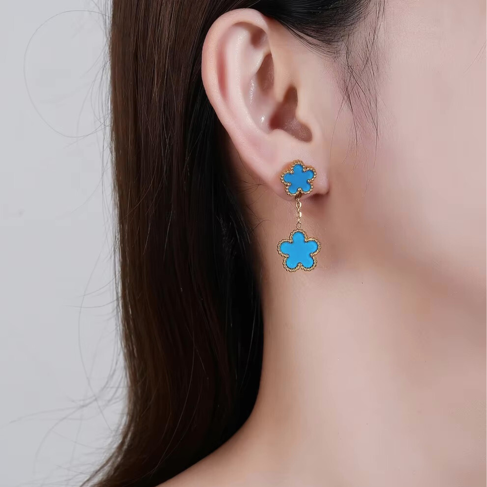 Boucles d'Oreilles Trèfle Luxe