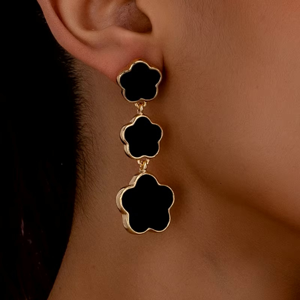 Boucles d'Oreilles Femme Trèfle