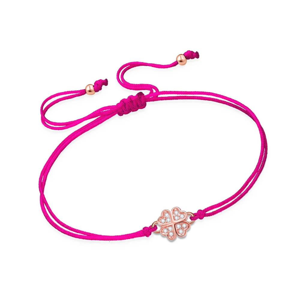 Bracelet de Trèfle rose