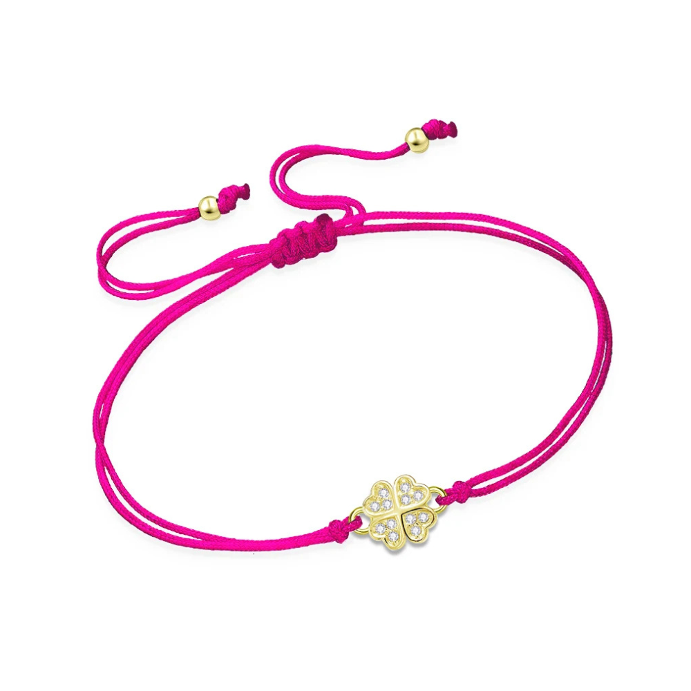 Bracelet de Trèfle rose