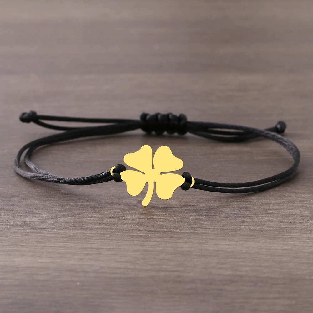 Bracelet Trèfle Cordon