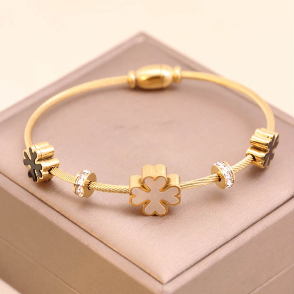 Bracelet Femme Luxe Trèfle