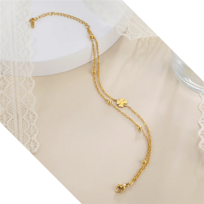 Bracelet Motif Trèfle femme