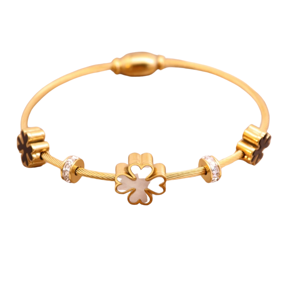 Bracelet Femme Luxe Trèfle