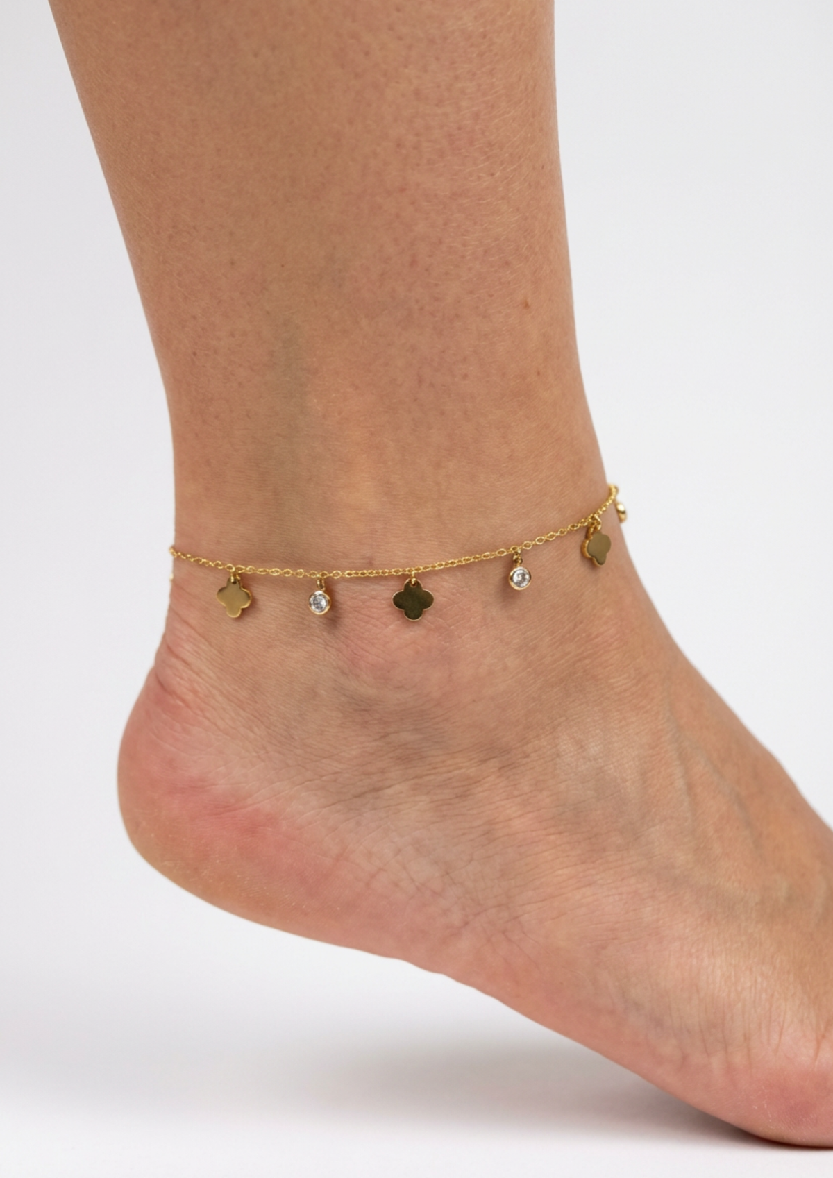 Chaîne de Cheville Trèfle Femme