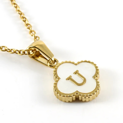 Collier Trèfle Initiale U