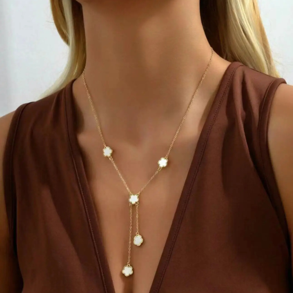 Collier Sautoir Trèfle