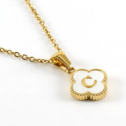 Collier Trèfle Initiale C