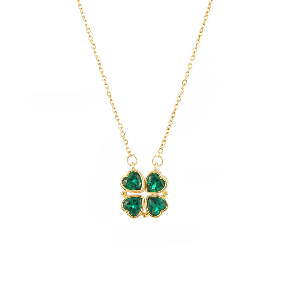 Collier Trèfle Vert