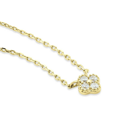 Collier Mini Trèfle or