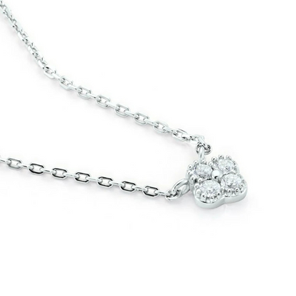 Collier Mini Trèfle argent