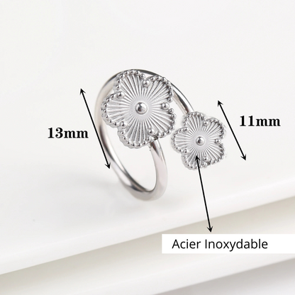 Bague Trèfle Fleur taille
