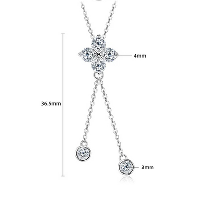 Collier pendentif Luxe Trèfle