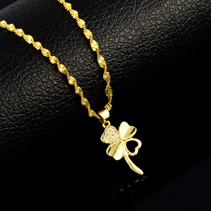 Collier Trèfle Coeur