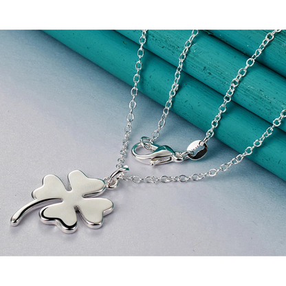 Collier Trèfle Argent femme