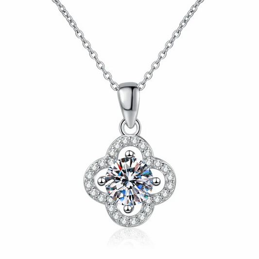 Collier Trèfle et Solitaire