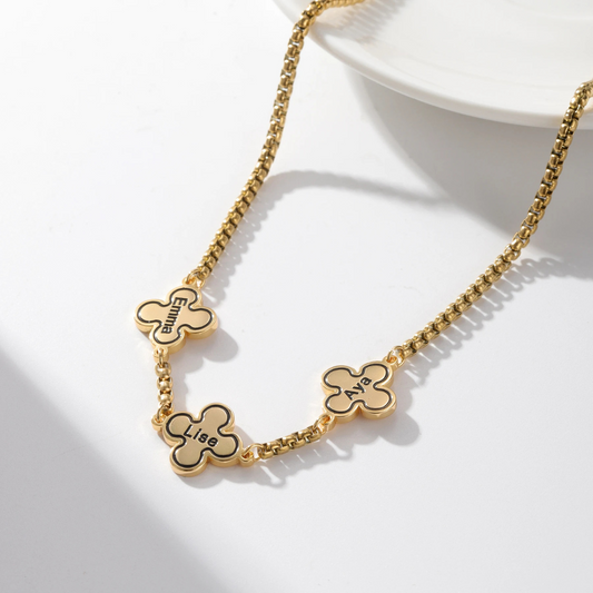 Collier Trèfle Prénoms