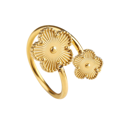 Bague Trèfle Fleur