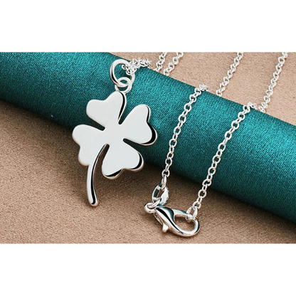 Collier Trèfle Argent femme
