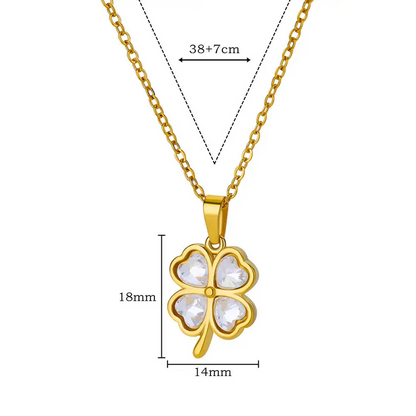Collier Trèfle 4 Feuilles Femme