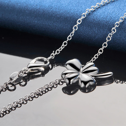Collier Trèfle Argent femme