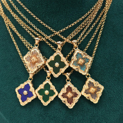 Collier Trèfle Réversible