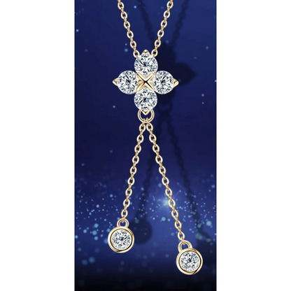 Collier pendentif Luxe Trèfle