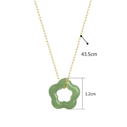 Collier Trèfle vert taille