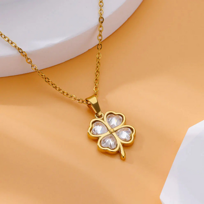 Collier Trèfle 4 Feuilles Femme