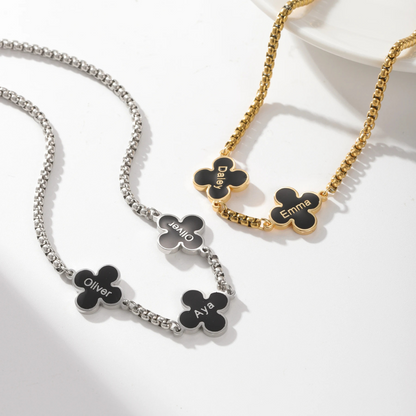 Collier Trèfle Prénoms