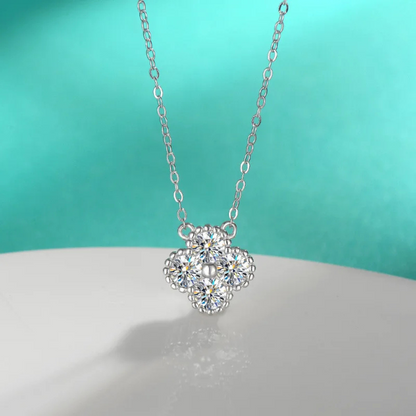 Collier Trèfle argent femme