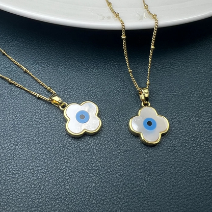 Collier Trèfle Oeil
